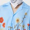 INCERUN Men Floral Printed Short Sleeve Hawaiian Shirts Oversized Lapel Buttons Tops