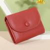 Zipper Women's Wallet Pu Leather Mini Coin Purse Unique Card Holder  Gift