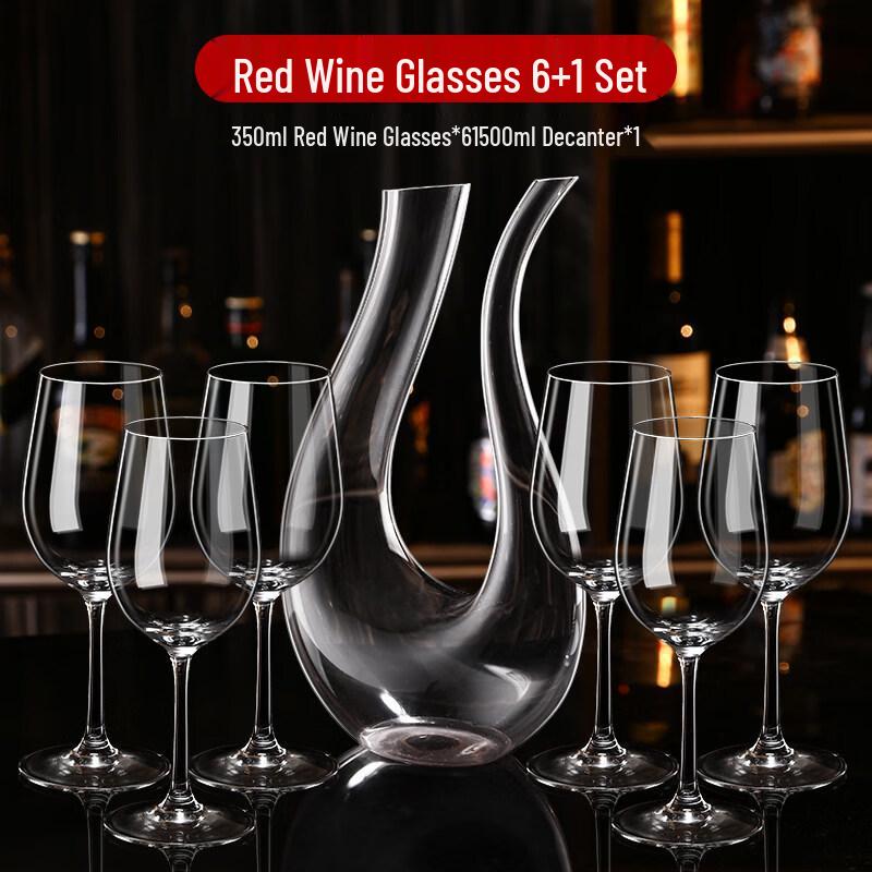 ZISIZ Luxury Crystal Red Wine Glass