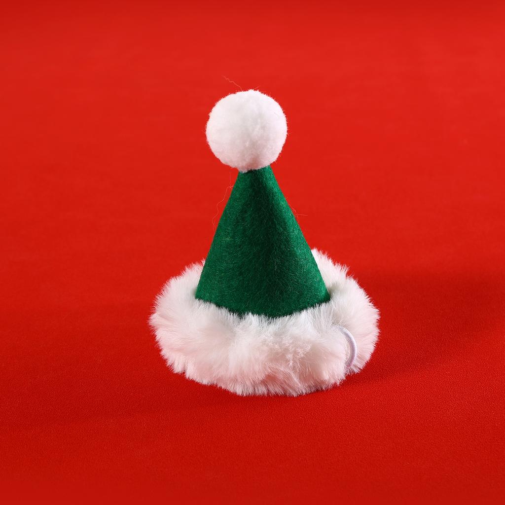 Pet Yarn Christmas Scarf Striped Ball Christmas Tree Snowman Reindeer Cartoon Hat Accessories Dog Scarf Puppy Accessories