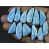 214Cts. Natural Larimar Pectolite Fancy Cabochon Loose Gemstone 12 Pcs Lot C-843