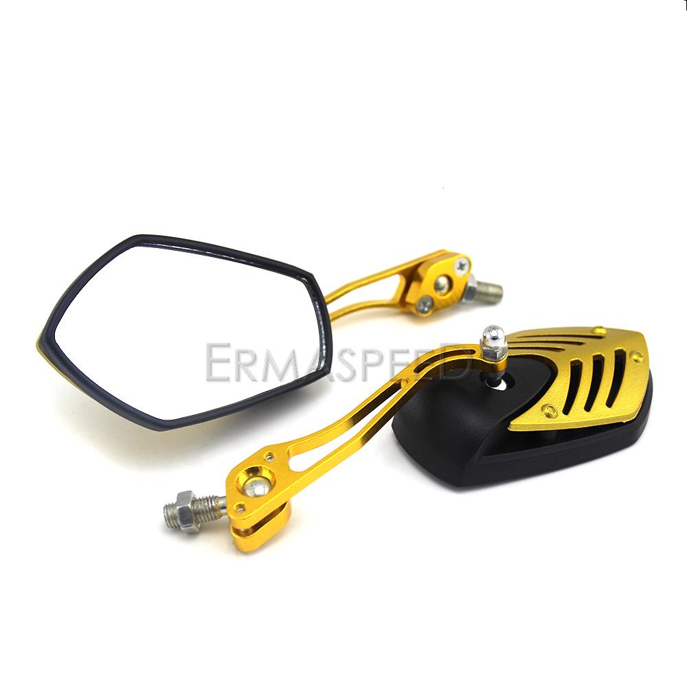 Oglinzi retrovizoare pentru motociclete Oglinzi retrovizoare laterale pentru ghidon universal reglabile de 22 mm pentru scuter E-bike