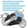 HUANGCJCJ Für GSX8R GSX-8R 2024 Motorrad Unsichtbares Winglet Spiegel-Kit, Verstellbarer Rückspiegel, Wind