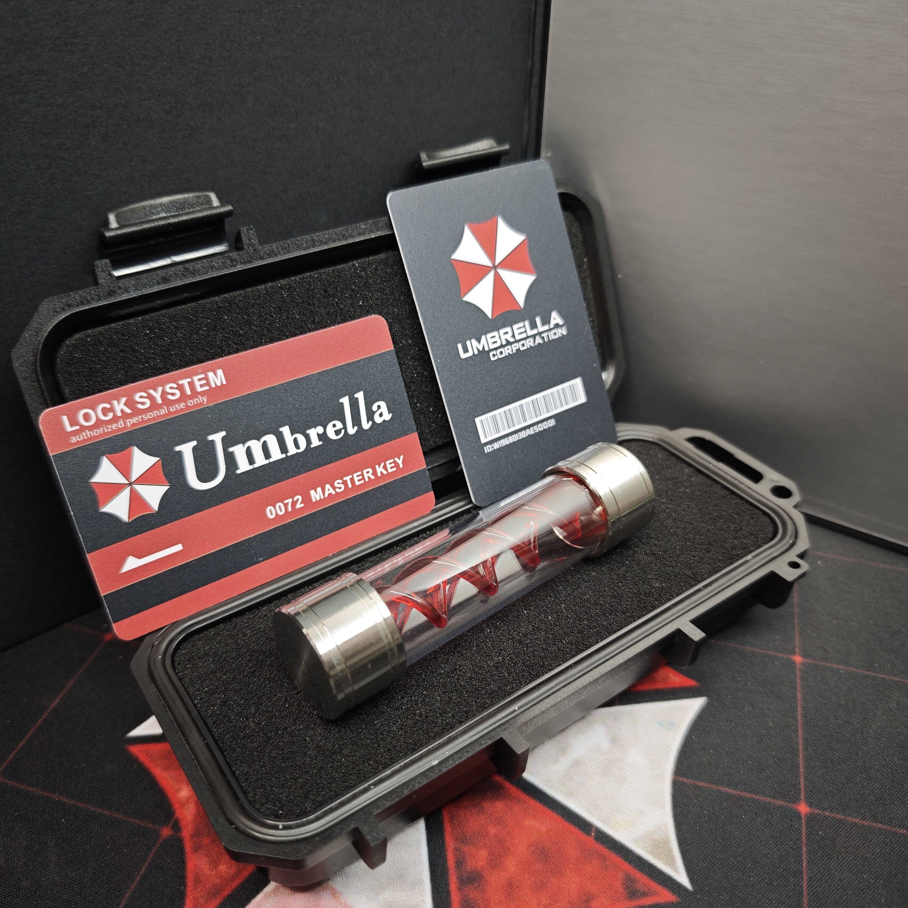 

Umbrella Medical Vial Figure - T-Virus Sample Container Handmade Collectible Game Display for Survival Horror Fans