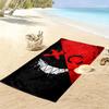 1pc Demon Beach Towel Ideal Birthday Gift For Family, A Vibrant Beach Towel Suitable for Outdoor Activities