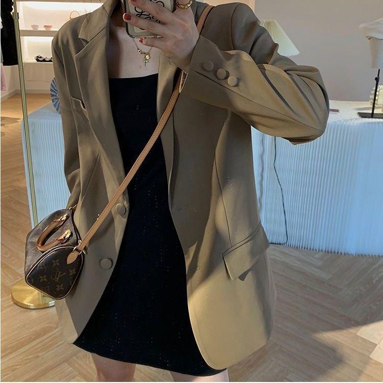 Women's 2024 Autumn Slimming Mid-Length Casual Suit Jacket