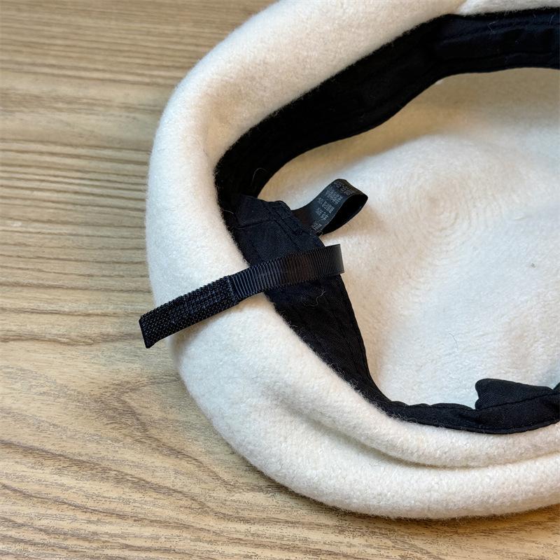 Vintage Britisk Caps Beret Høst og Vinter Ny Casual Malerberet