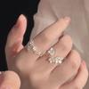 2026 3D Jasmine & Iris Flower Ring, Vintage French Court Style