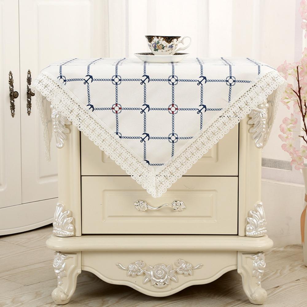 Pastoral Style All-Purpose Covers Square Dustproof Cover Household Lace Tablecloth  Bedroom