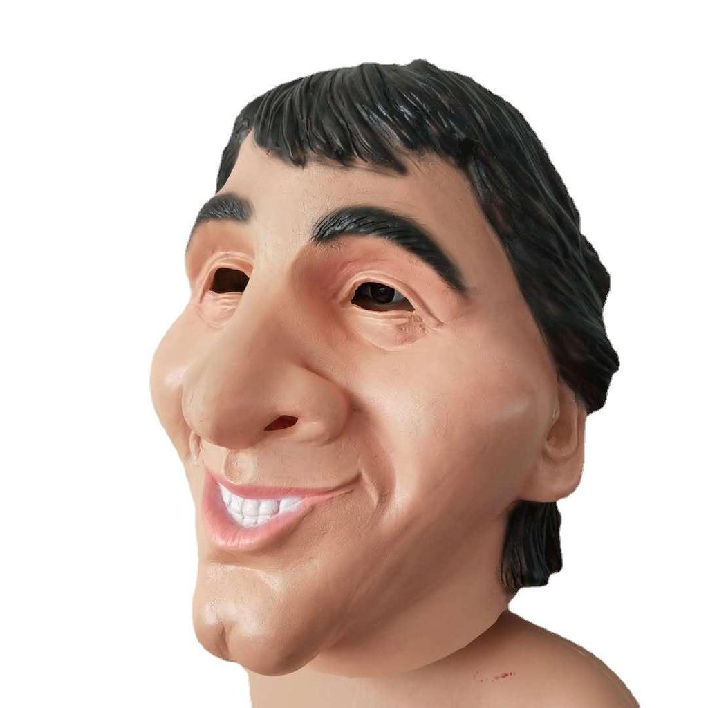 Lustige Latexmaske für Männer, Party-Kopfbedeckung