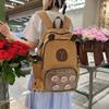 Cute Capybara Casual Student Large Capacity Waterproof Backpack Fashionable Backpack for Class High Appearance Double Shoulder Carry