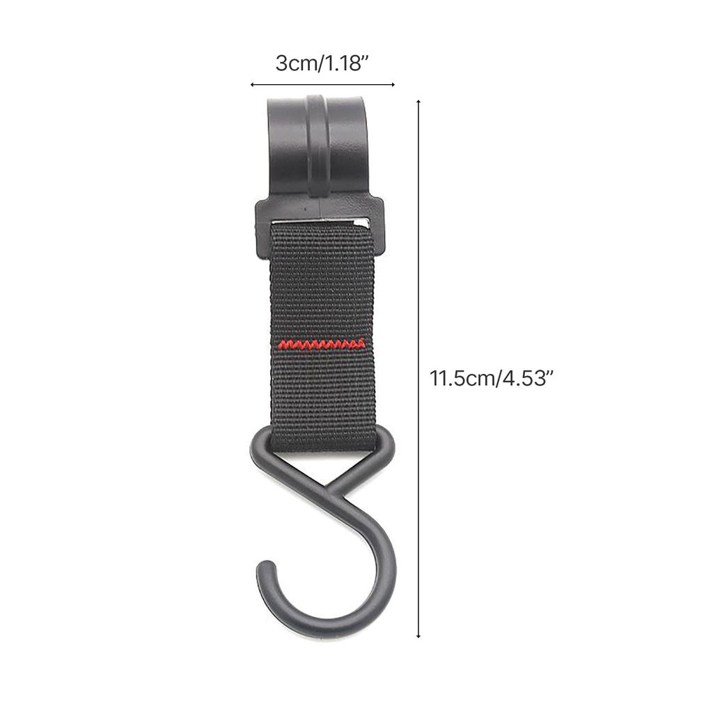 5Pcs Outdoor Camping Moveable Hook Detachable S-Shaped Hook Light Weights Hangings Storage Rack Windproofs Clothes Hook