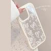 Applicable To Apple 16promax Mobile Phone Case Pearl Bow Iphone15 Temperament 13 Anti-fall 14 Acrylic 12