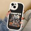 T-Terrifier Funny Horror For IPhone 16 15 14 16E 13 12 11 Pro Max Plus Phone Leather Case