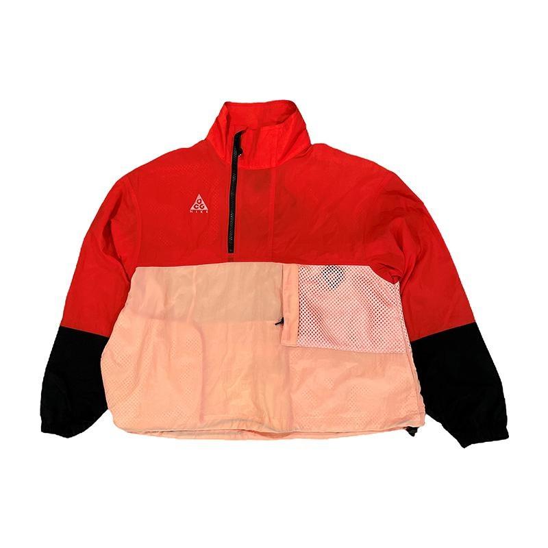 (WMNS) Nike Lab ACG Anorak Habanero Red Bleached Coral Black Women s BQ7292-634 S