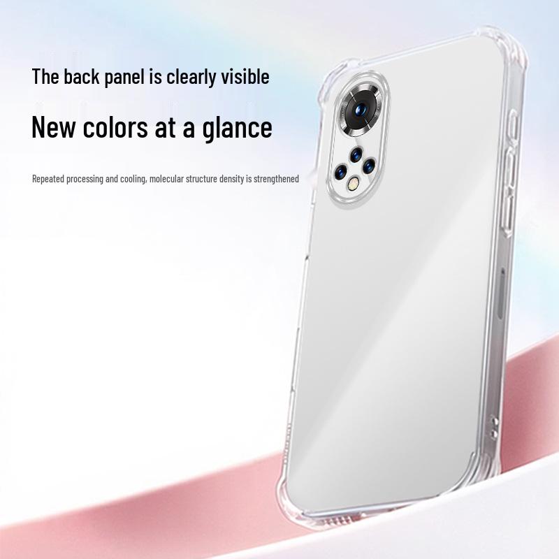 Compatible Honor 50 Transparent Case: 50SE/50Pro Airbag Corners, Anti-fall TPU, High-end Feel, Simple Ins Style