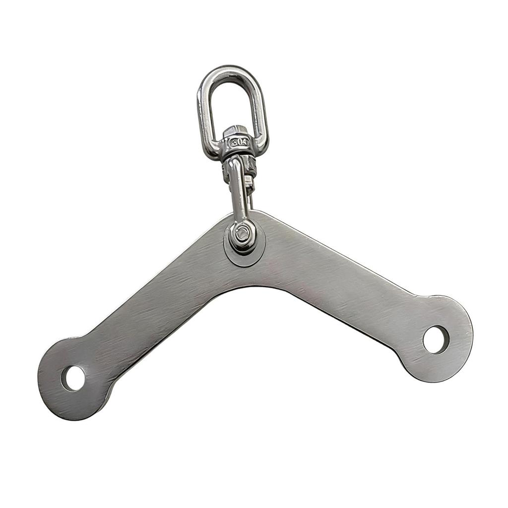 Cable Machine Attachment Fitness Equipment Pull Down Accessory Muscle Building Stainless Steel