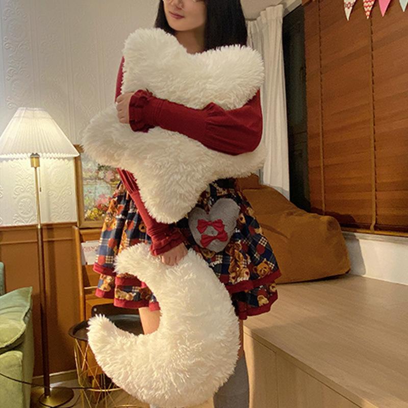 Ins Rüzgar Ay Yastık Kanepe Oturma Odası Dekorasyonu Yastık Yıldız Yastık Sürüklenen Pencere Tatami Minder Kız Kalbi Kız