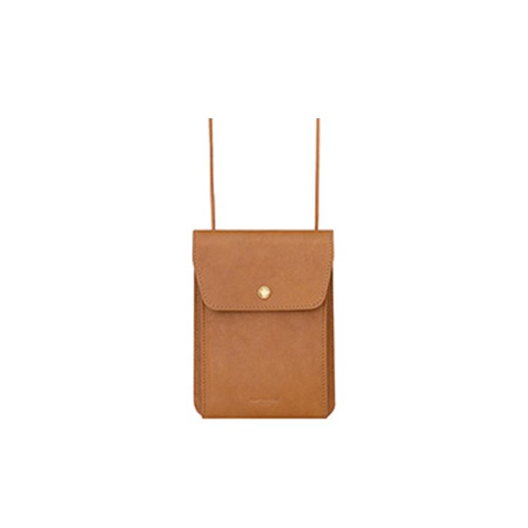 Saint Laurent Ysl Adjustable Shoulder Strap Leather Clutch Crossbody Bag Women Bags Brown 735115-AABTJ-9853