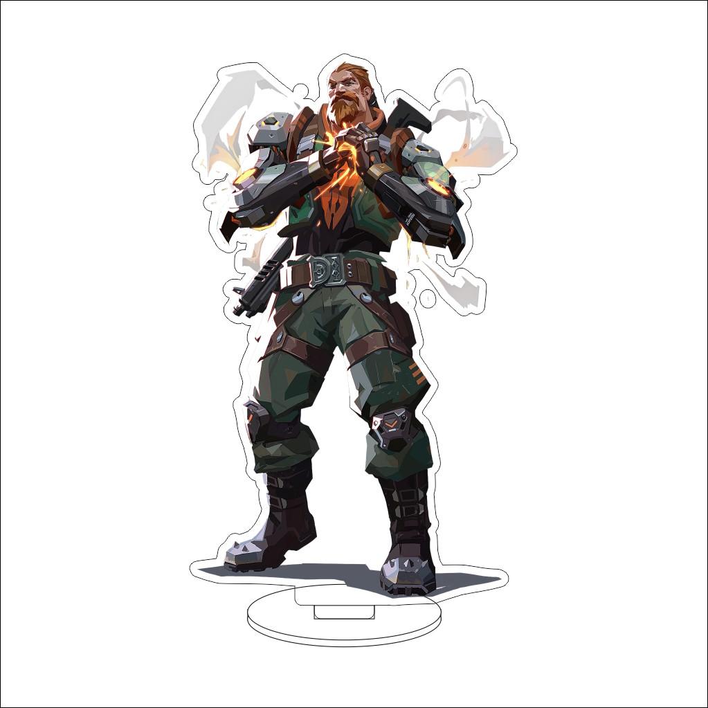16CM VALORANT Acrylic Stand Model Waylay/Tejo/Clove/Vyse/Deadlock Figure Stand Halloween Gifts