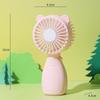 2025 New Hot-Selling Student Cartoon Handheld USB Fan with Large Lithium Battery and Lanyard