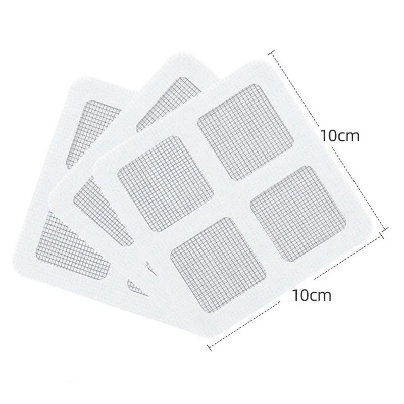 3Pcs Disposable Hair Catcher for Shower Mesh Shower Drain Covers Floor Sink Strainer Filter Mesh Sticker Bathroom Accessories
