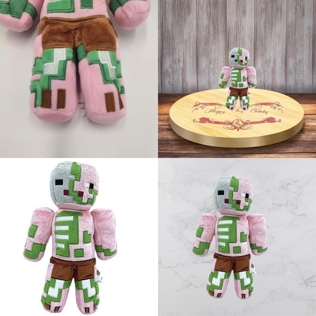 Soft And Cute Plush Minecraft Characters Enderman Creeper Zombie Parrot Dolphin Axolotl And More!