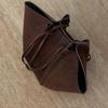 Womens Suede Leather Crossbody Handbag: Autumn/Winter Large Capacity Shoulder Bag with Wings