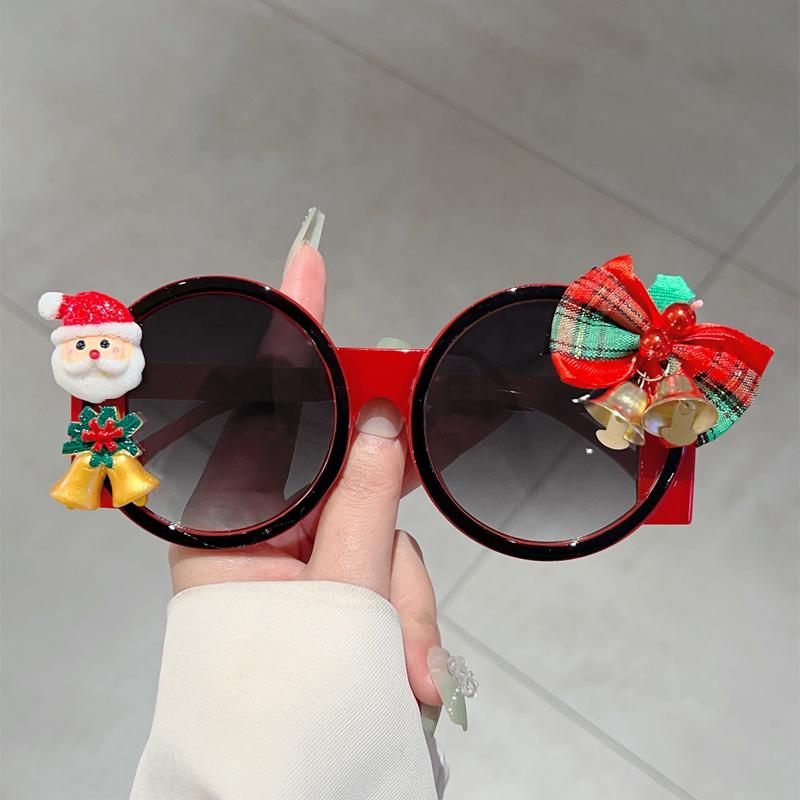 New DIY Christmas Limited Sunglasses Oversize Round Personalized Party Shades Funny Cute Cartoon Decor Sun Glasses