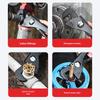 German Heavy-Duty Adjustable Wrench: Multi-Functional, Short Handle, High Hardness, Strong Torque, Wide Angle, Large Opening Pipe Clamp