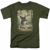 26 Wild Wings Bucks T Shirt Mens Licensed Deer Buck Tee Military Green Unisex T-Shirt