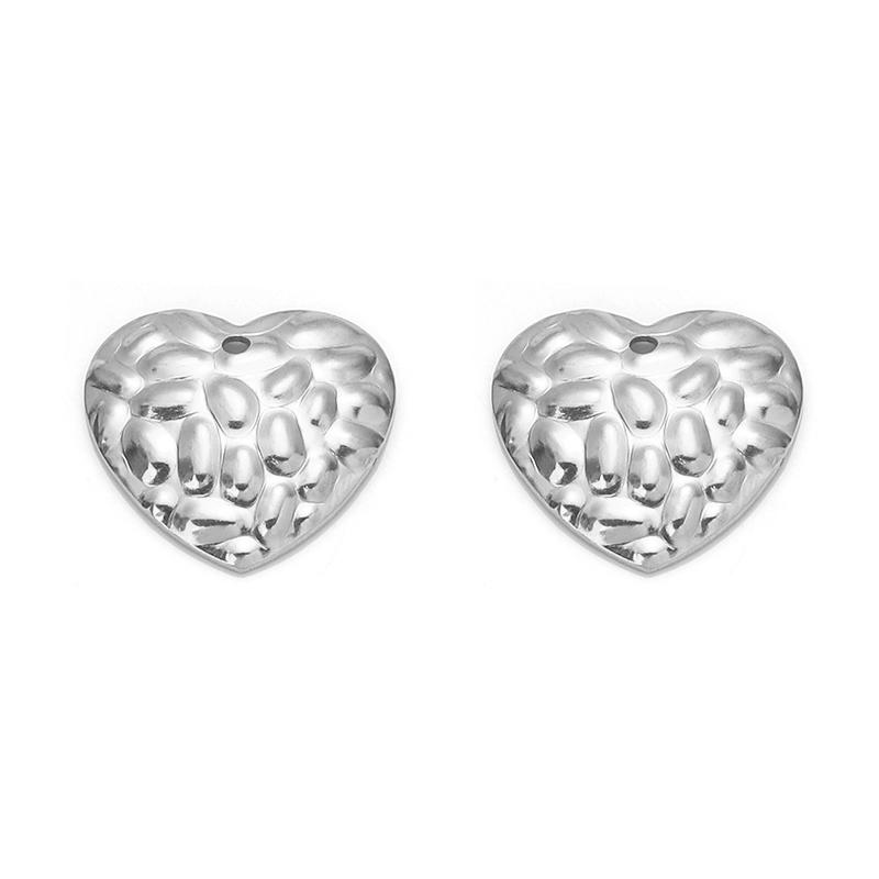 10Pcs/Lot Stainless Steel Earring Pendant Steel Gold Stripe Multi Size Style Pendant Diy Fashion Earhook Necklace Accessories