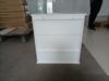 Bathroom Cabinet with Mirror, White Medicine Cabinet with Adjustable Shelf, Toilet Cabinet in Laundry Room and Kitchen