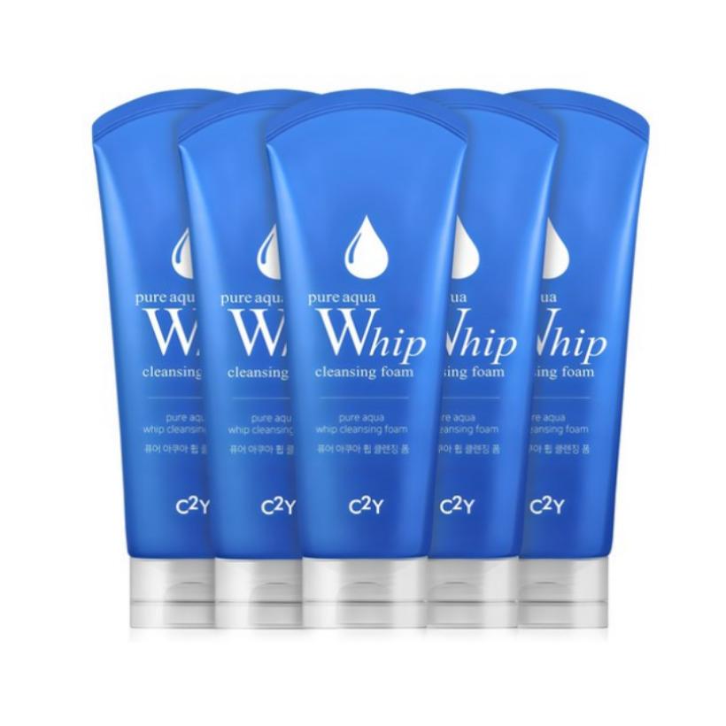 C2Y Pure Aqua Whip Cleansing Foam 220ml 5ea Korea Beauty