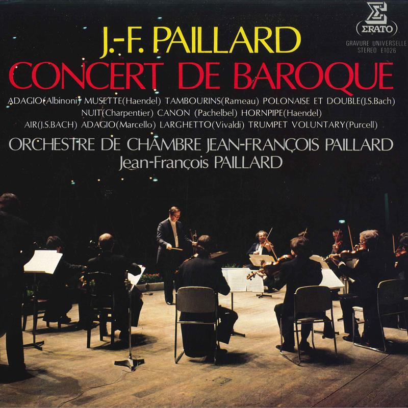 

LP Record JEAN FRANCOIS PAILLARD, ORCHESTRA D - Concert De Baroque E1026 ERATO 1979 Japan Classical Used