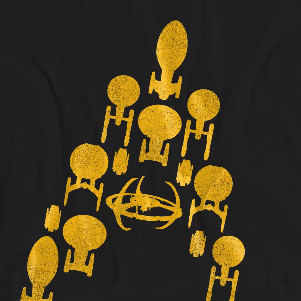 Star Trek Unisex Adult Ship Delta T-Shirt