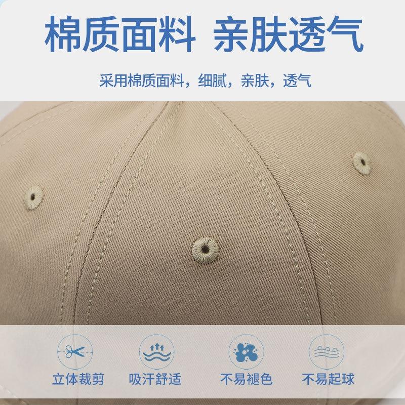 High-end Hats Men's and Women's Spring and Autumn Big Head Circumference Baseball Cap Deepened and Enlarged Sun Protection Visor Cap Cap