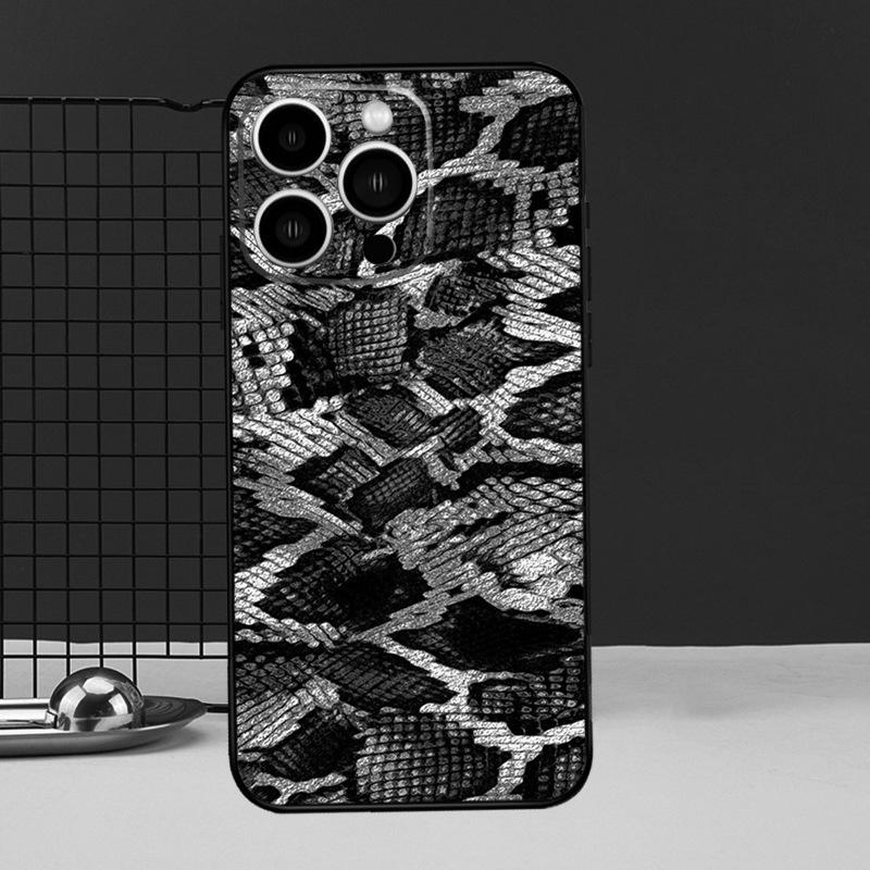

Применимый чехол для iPhone Cobra Python Snakeskin Phone Case для iPhone 11 12 13 14 15 Pro iPhone 15Pro MAX