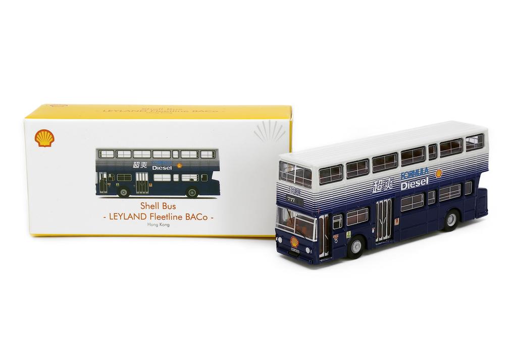 Tiny City Leyland Fleetline Bus BACo Shell Diecast Model Car 1/110 Double-Decker