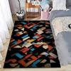 Rug Carpet Mat Non-Slip Geometric Graffiti Area Rug for Living Room Bedroom Bathroom Kitchen Nursery Playroom Modern Home Decor