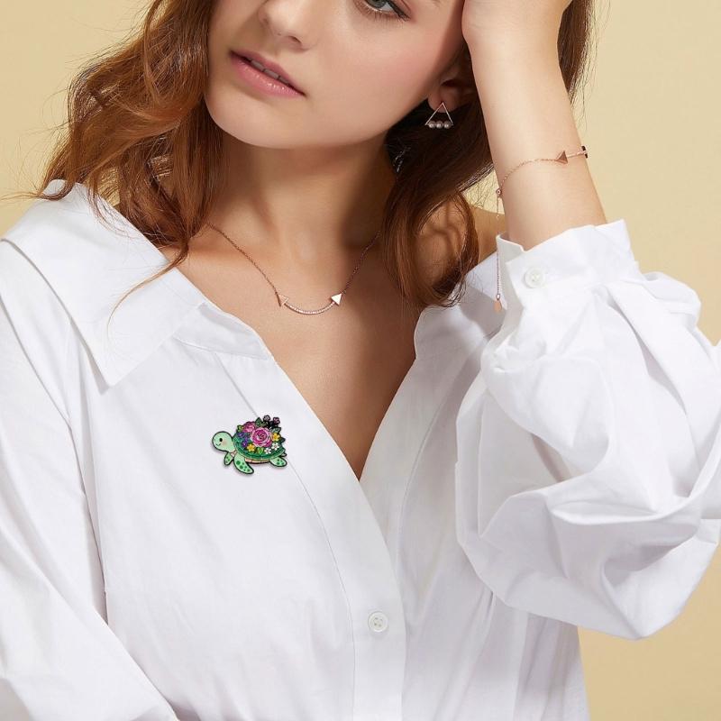 Perfect Present Flower Animal Brooch for Celebrations Like Birthdays Anniversaries Conveying Messages and Wishes