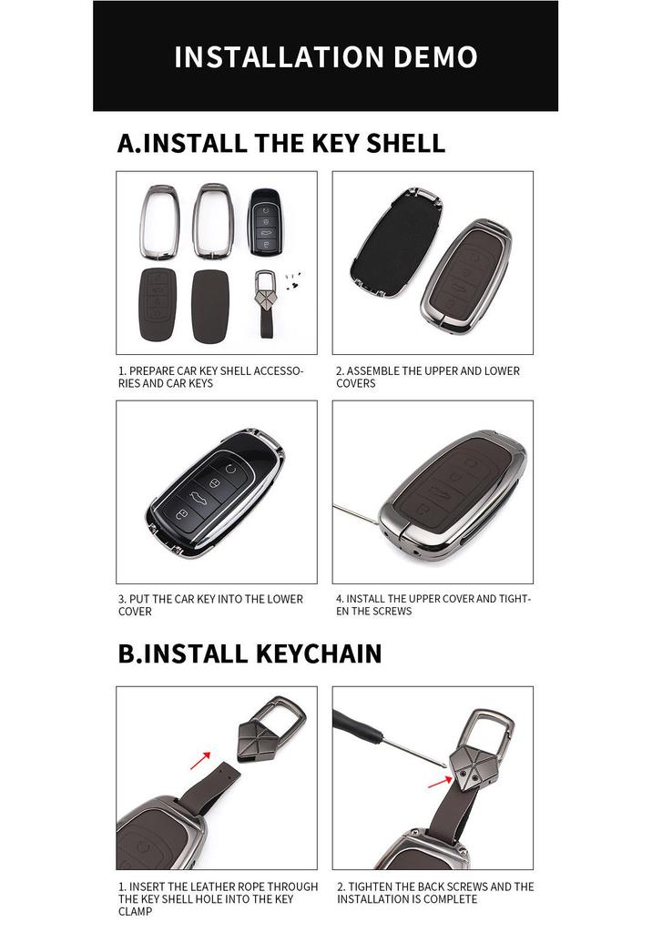Haval Key Cover Shell: Compatible with H6, Chitu, 3rd Gen, M6 Plus, First Love, Big Dog, H7, Xiaolong, H9, and 23 Models.