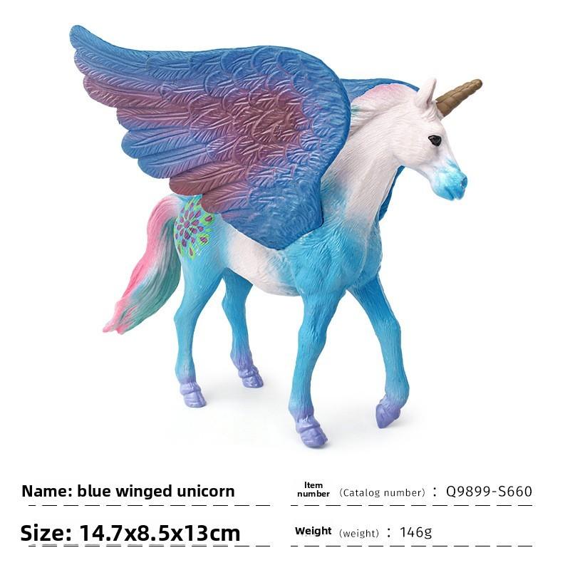 Einhorn Mythologie Figur Sammlerstück PVC Modell Für Kinder Und Dekor
