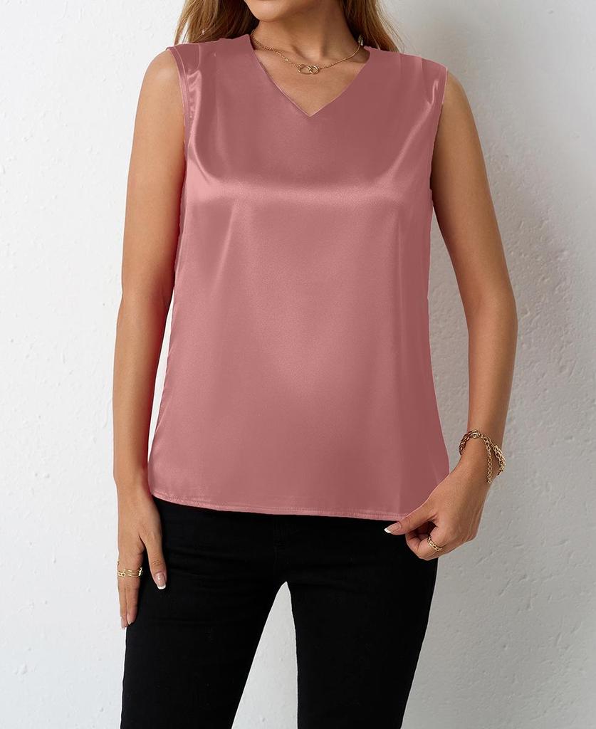 Women's Satin Spring/Summer Vest - European & American Style