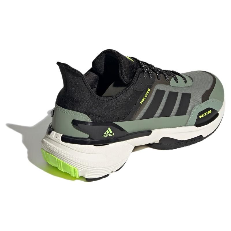 Adidas Mts Shoes Comfortable Sports Fashion Mesh Non-Slip Wear-Resistant Low-Top Casual Running Shoes Unisex Sneaker Gray Green IE3223