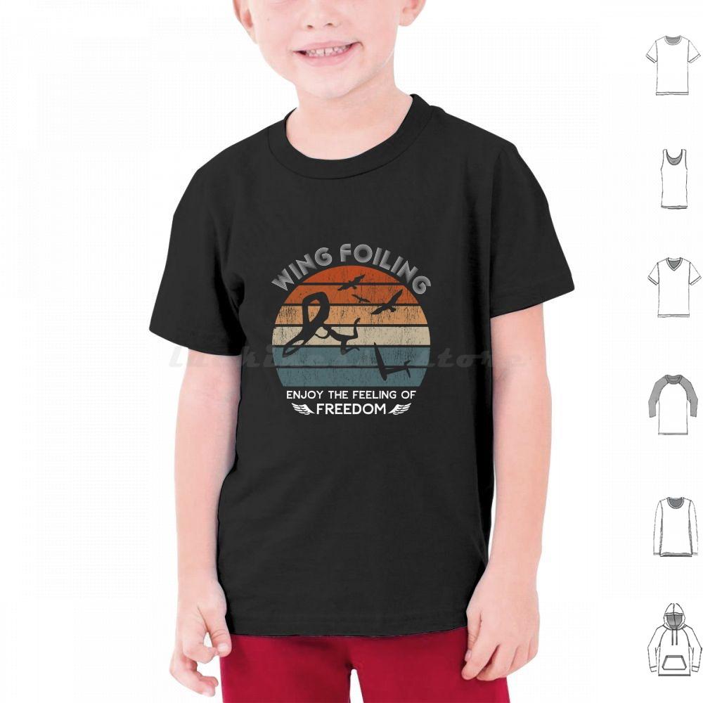 Wing Foiling Surfer Gifts T Shirt 6xl Cotton Cool Tee Wing Surf Watersports Sky Wing Wing Surf Wing Foiling Surfer Enjoy The
