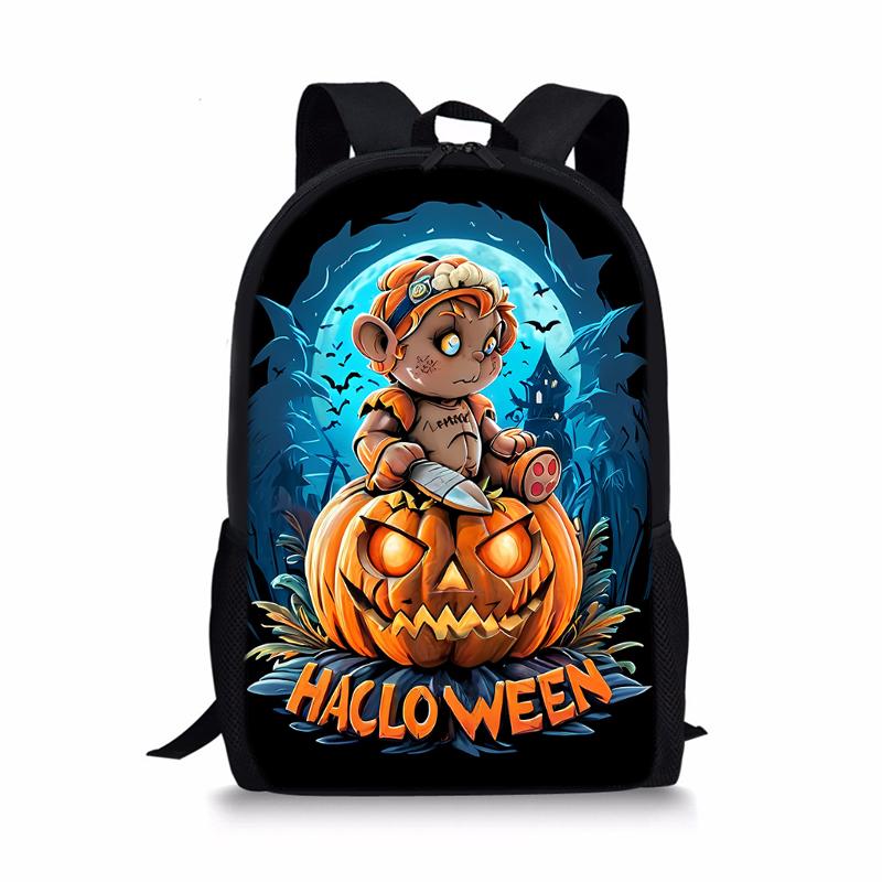 Excavator Printing Single Layer Rucksack for Male Plus Girls Best Gifts 2D Flat Comic Learner Bags for Youth Reliable Choice for Travel Needs