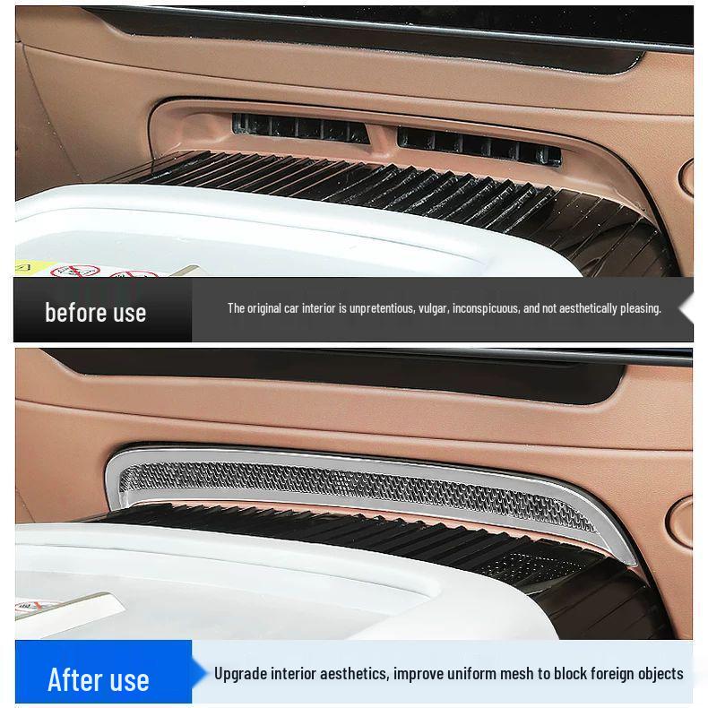 Avatr 07 Stainless Steel Anti-Clog Air Vent Cover for Car Doors and Seats