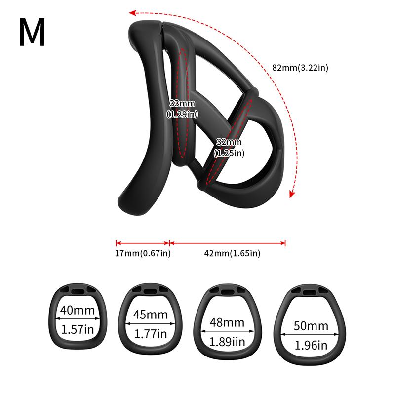 Male Chastity Cage Sex Toys Sissy Femboy beginner flat chastity cage belt Cock Cage man Urethra lock Penis Rings Men Adult Goods