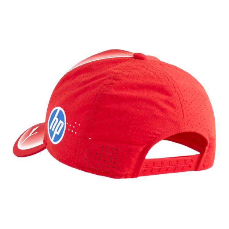 Puma X Ferrari Abzeichen Muster Verziert Polyester Baseballkappe Unisex Kappen Rot 027100-01